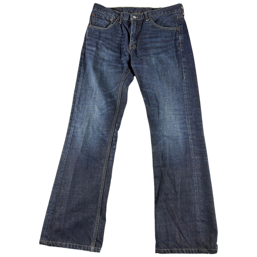 Levi's 527 Jeans Men's 34x32 Dark Blue Bootcut Heritage Western Workwear Relaxed